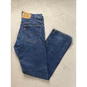 Vintage Levis 505 Jeans Mens 34x32 Orange Tab Straight Made In The USA 70's 80s
